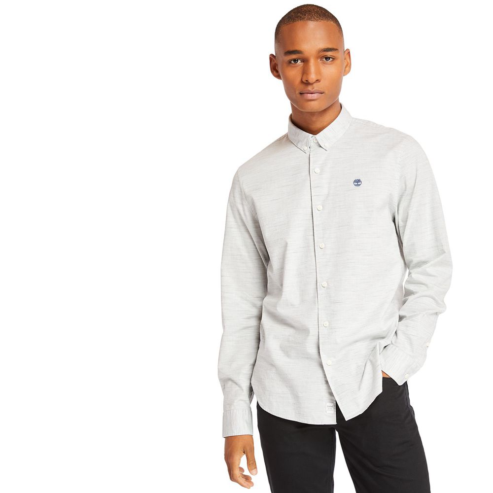 Camisa Masculino - Timberland Tioga River Slim Fit - GSCZR9354 - Branco